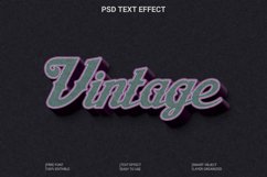 PSD Vintage Font Style Effect Product Image 1
