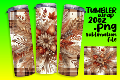 Perfect Gift: 20oz Tumbler Design , Autumn Flower Product Image 1