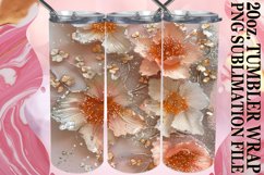 Glittery Leopard Print Tumbler Graphic: Sublimation - 20oz Product Image 1