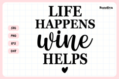 30 Wine Glass Quote SVG Bundle | Drinking Sayings Product Image 13