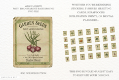Spring Vegetable Seeds Packet Clipart Product Image 3