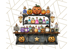 Ghost Café PNG Clipart, Cute Ghost Baristas Halloween Treats Product Image 4