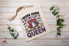 Funny Cat Lover Quotes PNG Bundle | 32 Sublimation Designs Product Image 5