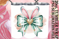 RADIANT JOY 20oz TUMBLER WRAP, Easter Bow Product Image 1
