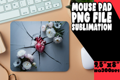 Radiant Desk Pad Sublimation Magic, 3D Heart Product Image 1