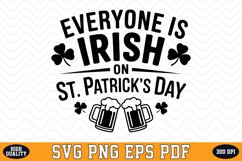 Everyone is Irish SVG | Quotes | SVG Cut files Product Image 1