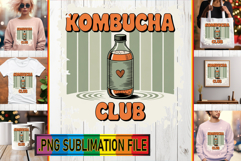 Vibrant TOTE BAG Gift PNG, Retro Food Product Image 1