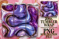 Dynamic 3D Inflated Tumbler Wrap Collection Product Image 1