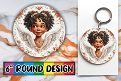 Sweetheart&#039;s Heartfelt Bliss: Keychain Sublimation Product Image 1
