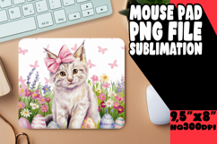 SWEET DESK PAD PLAYFUL PNG, Cute Easter Product Image 1