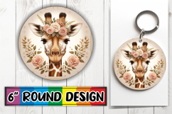 Joyful Round Designs for Holidays, Giraffe Product Image 1
