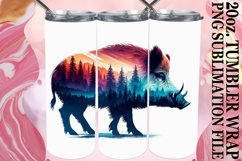 Cozy Moments 20oz tumbler wrap, Animals Art Product Image 1