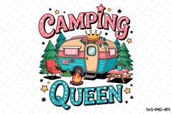Camping Queen svg | Svg Files Product Image 1
