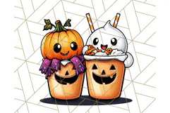 Monster Café Halloween PNG Clipart, Coffee Holiday Clip Art Product Image 4