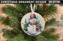 Christmas Ornament Sublimation PNG Design Product Image 1