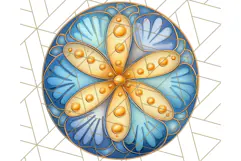 Stained Glass Sea Creatures PNG Clipart, Ocean Fantasy Product Image 4