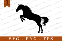 Horse SVG, Horse vector, Horse Silhouette, Cut files Product Image 1