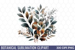 Botanical Sublimation Clipart Product Image 1