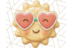 Summer Cookie Character PNG, Cute Beach Clipart Tropical Png Product Image 4