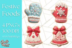 Christmas Sweets Food Cookies PNG Product Image 1