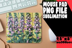 Elegant Blossom Burst Sublimation Mouse Pad Design PNG Product Image 1