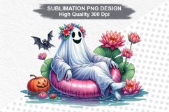 Halloween Ghost - Halloween clipart Sublimation PNG Design Product Image 1