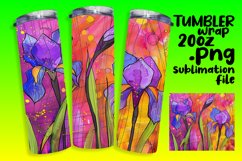 Bright Flower Tumbler Wraps for 20oz Patterns Product Image 1