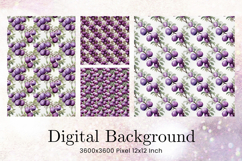 Fruit Seamless Pattern Fruit Background Wallpaper_76 Product Image 1
