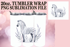 Uplifting Vibes 20oz tumbler wrap, Flower Animals Product Image 1