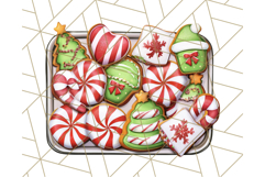 Peppermint Candy Cane Clipart PNG, Christmas Sweet Street Product Image 4