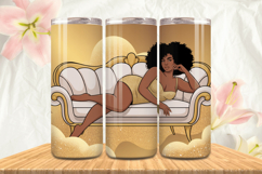 Black Girl Magic Black Woman Positive mind 20oz Tumbler wrap Product Image 1