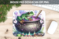 Frog Mouse pad Sublimation - Halloween Animal PNG Design Product Image 1
