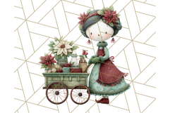 Snowman Family Clipart PNG Winter Holiday Art Product Image 4