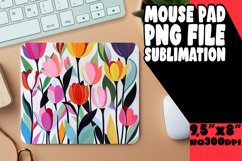 Dreamy Floral Springtime Delight Mouse Pad Sublimation Product Image 1