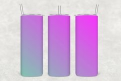 Ombre Gradient Tumbler Wrap Sublimation Product Image 1