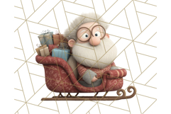 Santa Claus Clipart, North Pole Holiday PNG Graphics Product Image 4