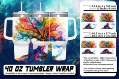 Springtime Harmony Tree Tumbler Sublimation Product Image 1