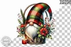 Christmas Gnome Sublimation - Clipart PNG Bundle Product Image 2
