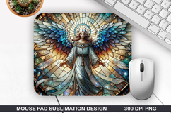 Mouse Pad Sublimation, Jesus Mouse Pad PNG Design Product Image 1