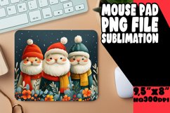 Christmas Gingerbread Mouse Pad Winter Art Product Image 1