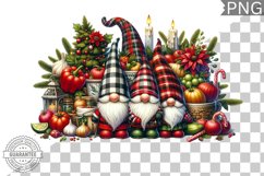 Christmas Gnome Sublimation - Clipart PNG Design Product Image 1