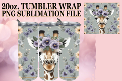 Cozy Gifts 20oz tumbler wrap, Giraffe Product Image 1