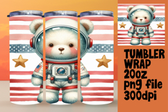 20oz Customizable Tumbler Design , Teddy Bear Product Image 1