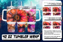 Sunshine Garden: Tumbler Wrap Summer 40oz Product Image 1