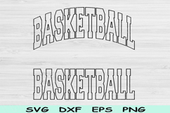 Basketball Svg Cut Files, Basketball Png, Sports Svg Files Product Image 1