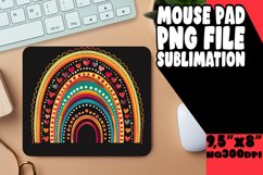 Noir Cosmic Radiance: Sublimation Mouse Pad Creations on Product Image 1