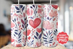 Valentine Pattern Seamless Tumbler | Valentine Tumbler Wrap Product Image 1