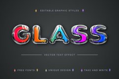Colorful Glass - Editable Text Effect, Font Style Product Image 3