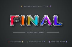 Colorful Glass - Editable Text Effect, Font Style Product Image 4