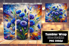 SOPHISTICATED 20oz Tumbler Template , Flowers Product Image 1